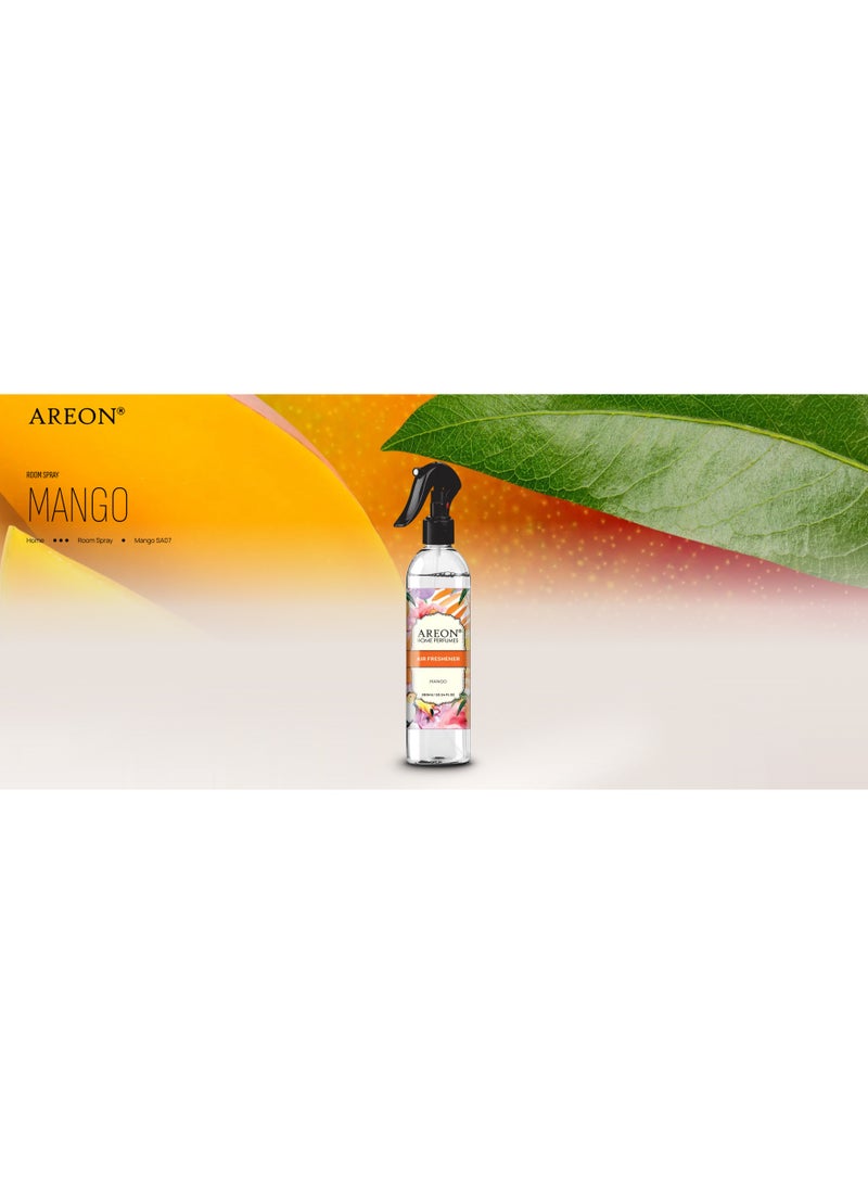 Areon Car & Home Perfume Spray 300ml – Mango Scent, Long-Lasting Freshness - Image 3